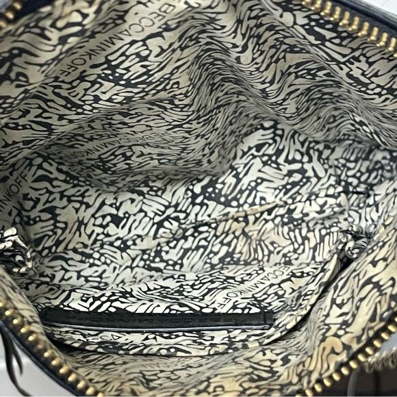 Rebecca Minkoff  crossbody leather black purse bag golden chain classic - Picture 12 of 16